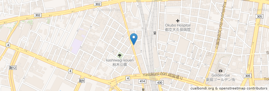 Mapa de ubicacion de Rokkasen Annex Yakiniku en 日本, 東京都, 新宿区.