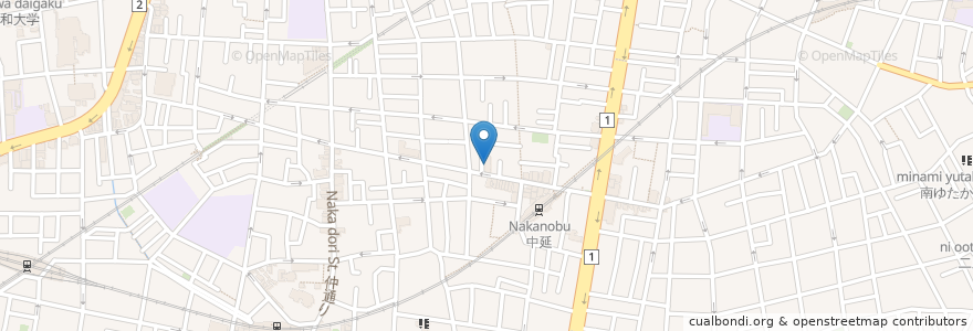Mapa de ubicacion de 金春湯(跡) en Япония, Токио, Синагава.