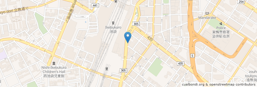 Mapa de ubicacion de Fufutei Ikebukuro. East Exit Branch en Japan, Tokio, 豊島区.
