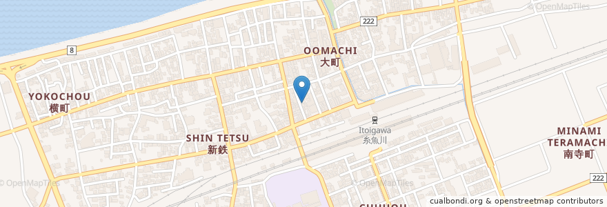 Mapa de ubicacion de 重寿し en 일본, 니가타현, 糸魚川市.