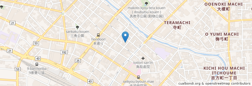 Mapa de ubicacion de dear... en Япония, Тоттори, 鳥取市.