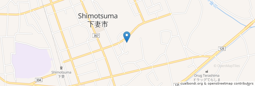 Mapa de ubicacion de 高坂眼科 en 日本, 茨城県, 下妻市.