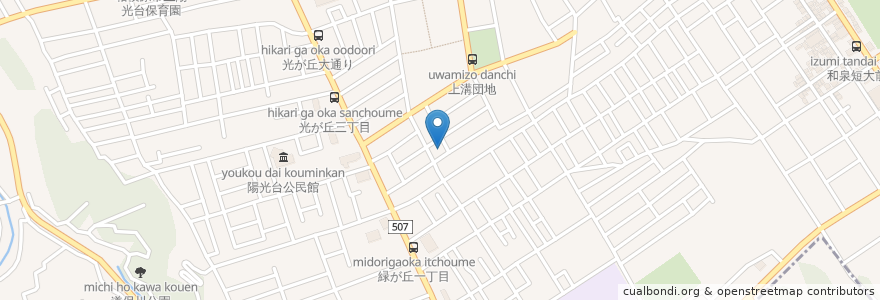 Mapa de ubicacion de 松のや en 日本, 神奈川縣, 相模原市, 中央区.