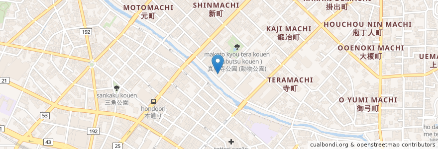 Mapa de ubicacion de 日本料理 鳥吉 en Japan, Tottori Prefecture, Tottori.