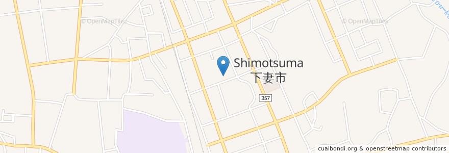 Mapa de ubicacion de ふたば文化幼稚園 en Япония, Ибараки, 下妻市.