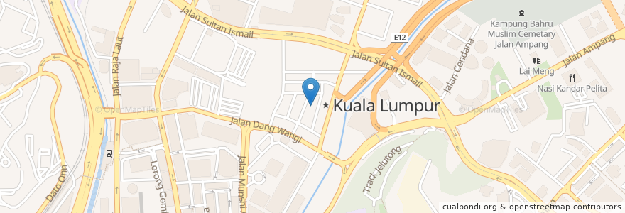 Mapa de ubicacion de Man Tao Bar en Maleisië, Selangor, Kuala Lumpur.