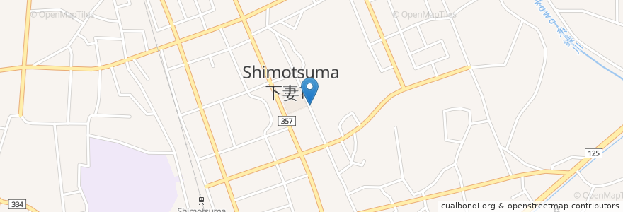 Mapa de ubicacion de 寿司万清 en ژاپن, 茨城県, 下妻市.