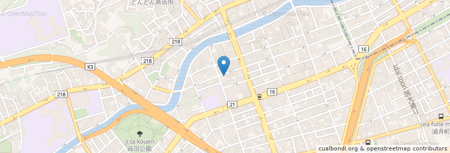 Mapa de ubicacion de みーしゃ en 日本, 神奈川県, 横浜市, 南区.