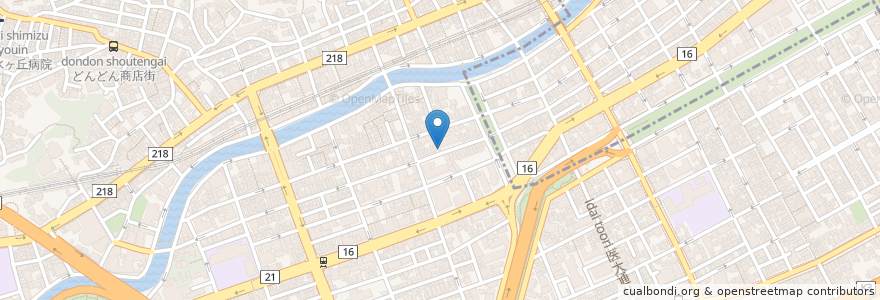 Mapa de ubicacion de おっちゃん en Япония, Канагава, Йокогама.