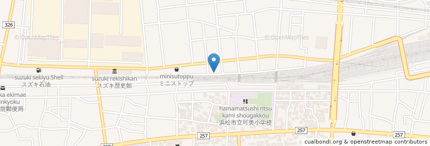 Mapa de ubicacion de めぐちゃん家 en 日本, 静岡県, 浜松市, 南区.