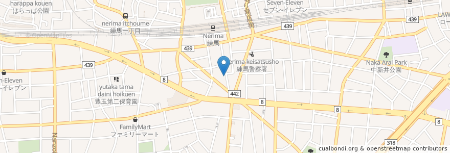 Mapa de ubicacion de 韓ノ家 en 日本, 東京都, 練馬区.