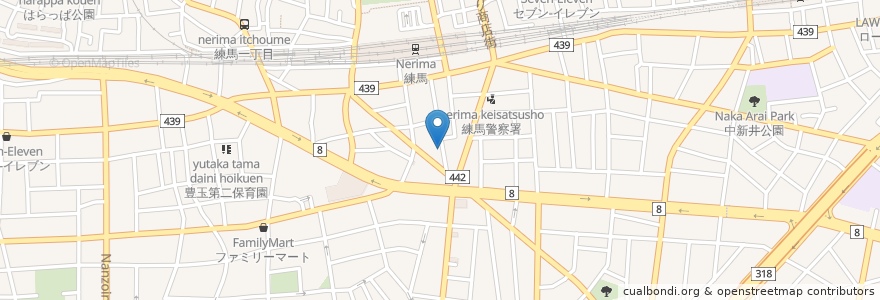 Mapa de ubicacion de たけちゃん en Giappone, Tokyo, 練馬区.