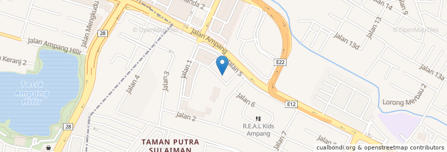 Mapa de ubicacion de Duksune Fresh Meat Store & Korean BBQ Restaurant en ماليزيا, سلاغور, Majlis Perbandaran Ampang Jaya.