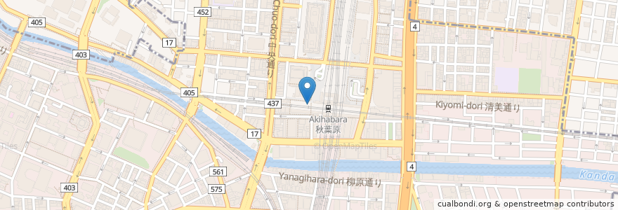 Mapa de ubicacion de 猿田彦 en 日本, 東京都, 千代田区.