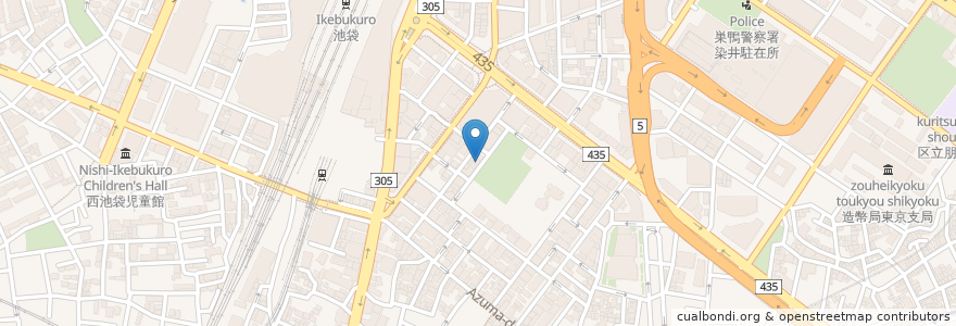 Mapa de ubicacion de Blue Bottle Coffee en 日本, 東京都, 豊島区.