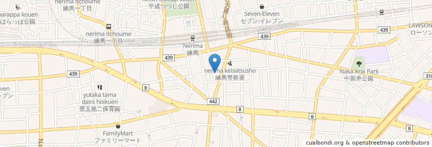 Mapa de ubicacion de 鈴ひろ en 日本, 东京都/東京都, 練馬区.