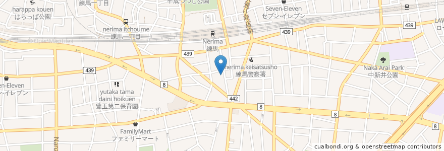 Mapa de ubicacion de おやじ en اليابان, 東京都, 練馬区.