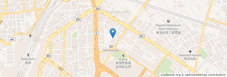 Mapa de ubicacion de 中央福音教会 en Japão, Tóquio, 豊島区.