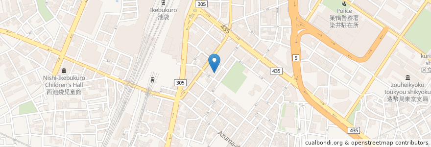 Mapa de ubicacion de Piste en ژاپن, 東京都, 豊島区.