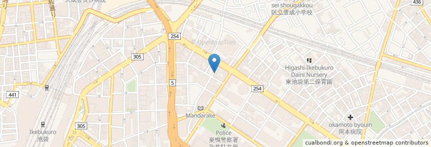 Mapa de ubicacion de 佐久間歯科 en Japan, Tokyo, Toshima.