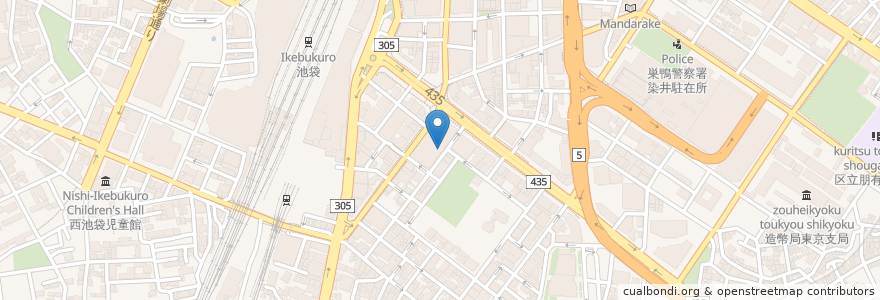 Mapa de ubicacion de 大勝軒 en 日本, 東京都, 豊島区.