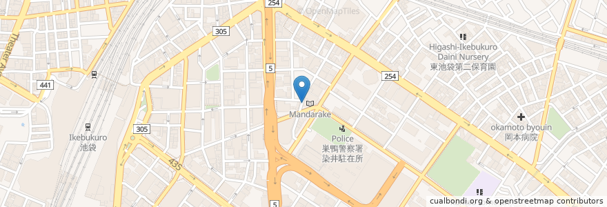 Mapa de ubicacion de Sumicco en Jepun, 東京都, 豊島区.
