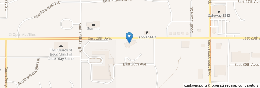 Mapa de ubicacion de South Hill Pediatric Dentistry en 美利坚合众国/美利堅合眾國, 华盛顿州 / 華盛頓州, Spokane County, Spokane.