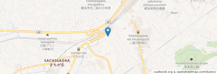 Mapa de ubicacion de ショウワパーク en 日本, 神奈川縣, 横滨市, 旭区.