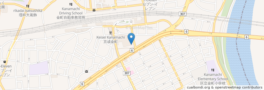 Mapa de ubicacion de モスバーガー en 日本, 東京都, 葛飾区.