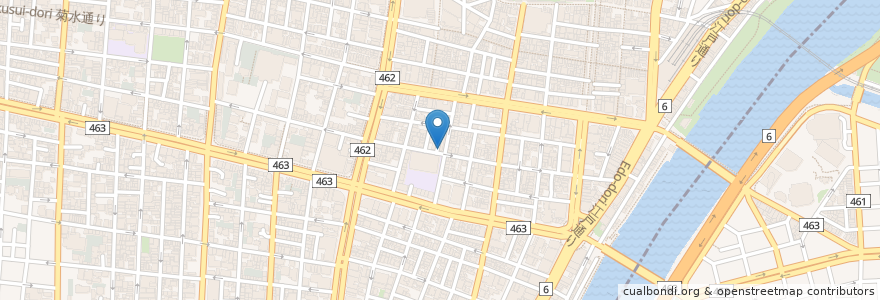 Mapa de ubicacion de K's café en 日本, 東京都, 台東区.