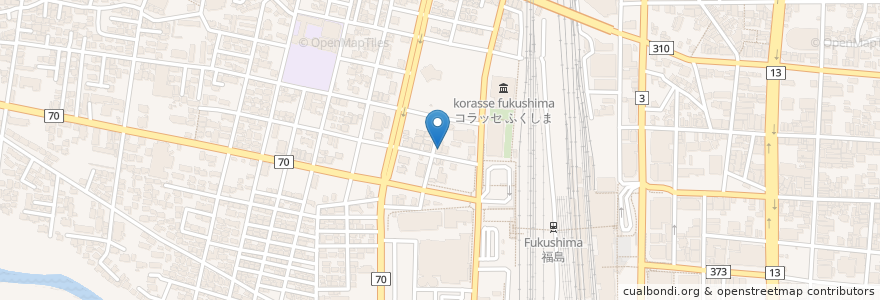 Mapa de ubicacion de アイル薬局 en Japon, Préfecture De Fukushima, 福島市.