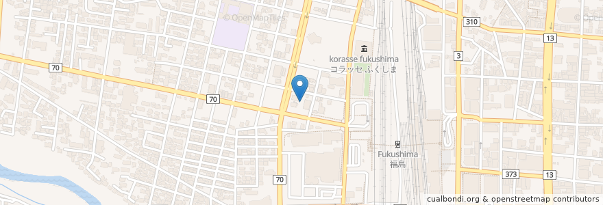 Mapa de ubicacion de NPC en ژاپن, 福島県, 福島市.