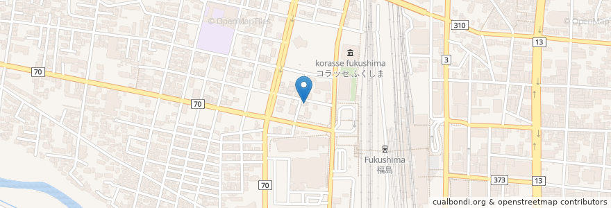 Mapa de ubicacion de ほりこし心身クリニック en 日本, 福島県, 福島市.