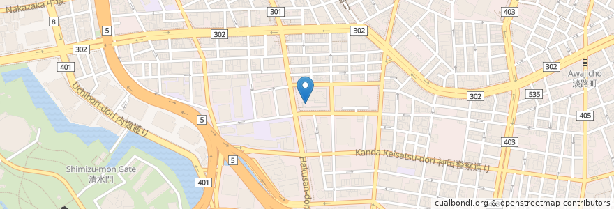 Mapa de ubicacion de Royal Host en اليابان, 東京都, 千代田区.