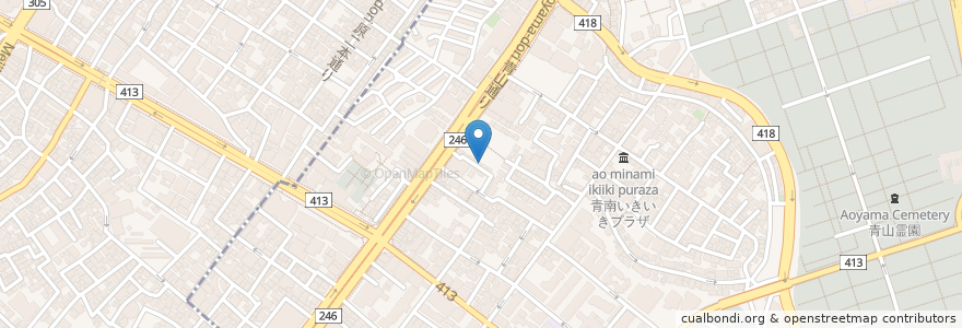 Mapa de ubicacion de misola en Japão, Tóquio, 渋谷区.