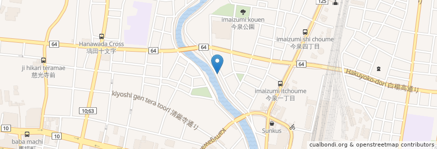Mapa de ubicacion de 桜蔵 勘次郎 en Jepun, 栃木県, 宇都宮市.