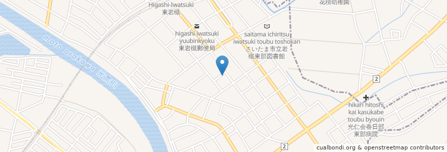 Mapa de ubicacion de ハーウィル東岩槻 en Япония, Сайтама, Сайтама, 岩槻区.