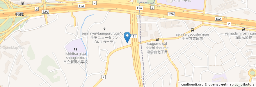 Mapa de ubicacion de 高橋診療所 en Japón, Prefectura De Osaka, 豊中市.