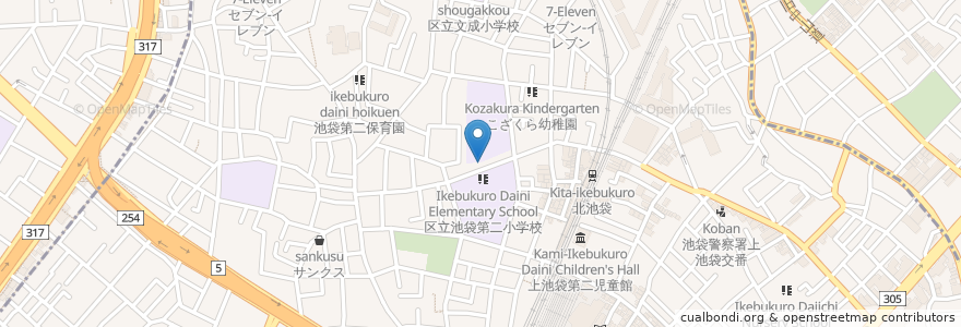 Mapa de ubicacion de たけだ歯科医院 en Japão, Tóquio, 豊島区.