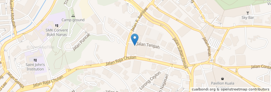 Mapa de ubicacion de Q&M en マレーシア, セランゴール, クアラルンプール.