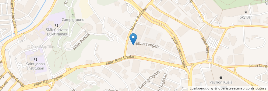 Mapa de ubicacion de Klinik Pergigian Ng en ماليزيا, سلاغور, كوالالمبور.