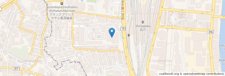 Mapa de ubicacion de Luxe Dining HAPUNA en ژاپن, 東京都.