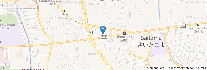 Mapa de ubicacion de 地域包括支援センター敬寿園 en Япония, Сайтама, Сайтама, 見沼区.