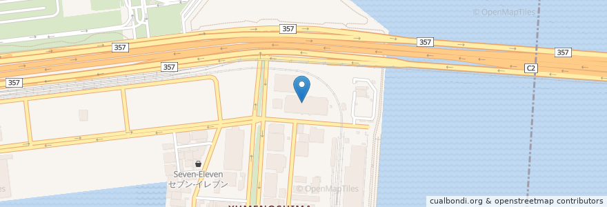Mapa de ubicacion de 警視庁術科センター en Japan, 東京都, 江東区.