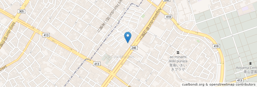 Mapa de ubicacion de Chan Chan en 日本, 東京都, 渋谷区.