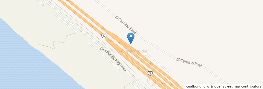 Mapa de ubicacion de Border Patrol Station - San Clemente, CA en ایالات متحده آمریکا, کالیفرنیا, San Diego County.