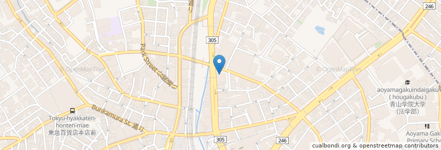 Mapa de ubicacion de Pronto en 日本, 東京都, 渋谷区.