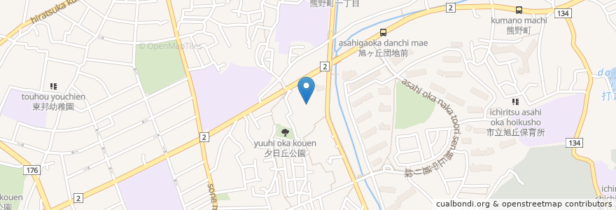 Mapa de ubicacion de かけい歯科 en Japonya, 大阪府, 豊中市.