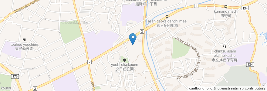 Mapa de ubicacion de 秋田内科 en Japan, Präfektur Osaka, 豊中市.