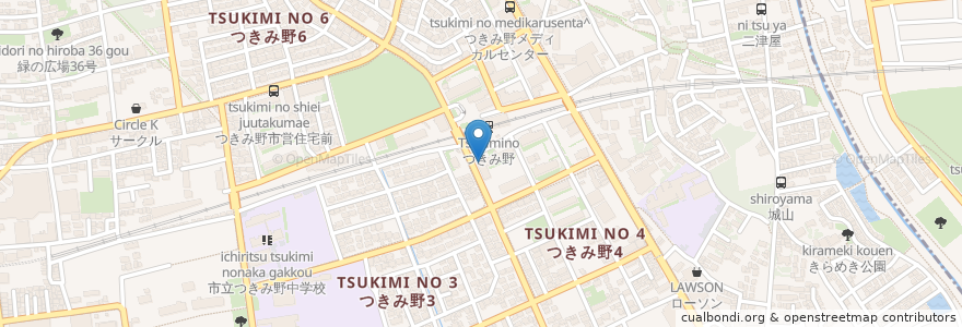 Mapa de ubicacion de 縁日 Dining 酒酒 en Japan, 神奈川県, 大和市.